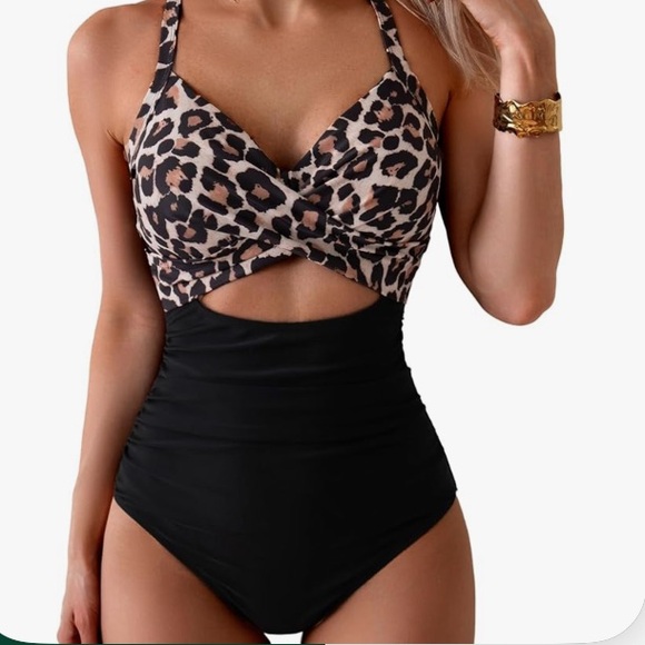 Other - One Piece High Waisted Swimsuit / Tummy Control / Tie Back